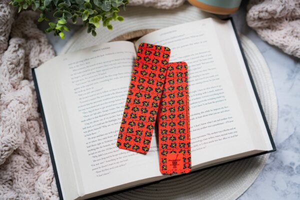 Ankara African Print Bookmarks - Fans